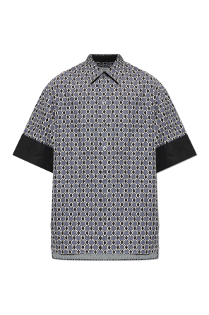 Patterned short-sleeve shirt