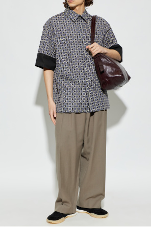 Patterned short-sleeve shirt od Lanvin
