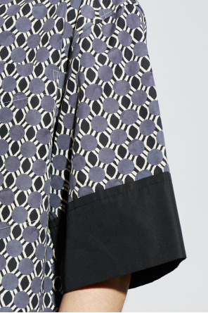Lanvin Wzorzysta koszula z krótkimi rękawami