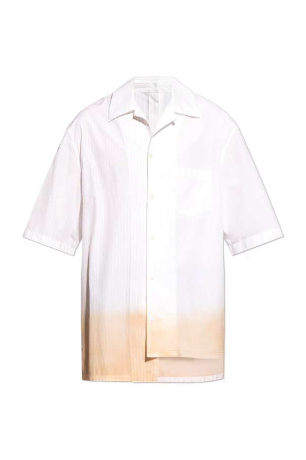 Shirt brunello with a pocket od Lanvin