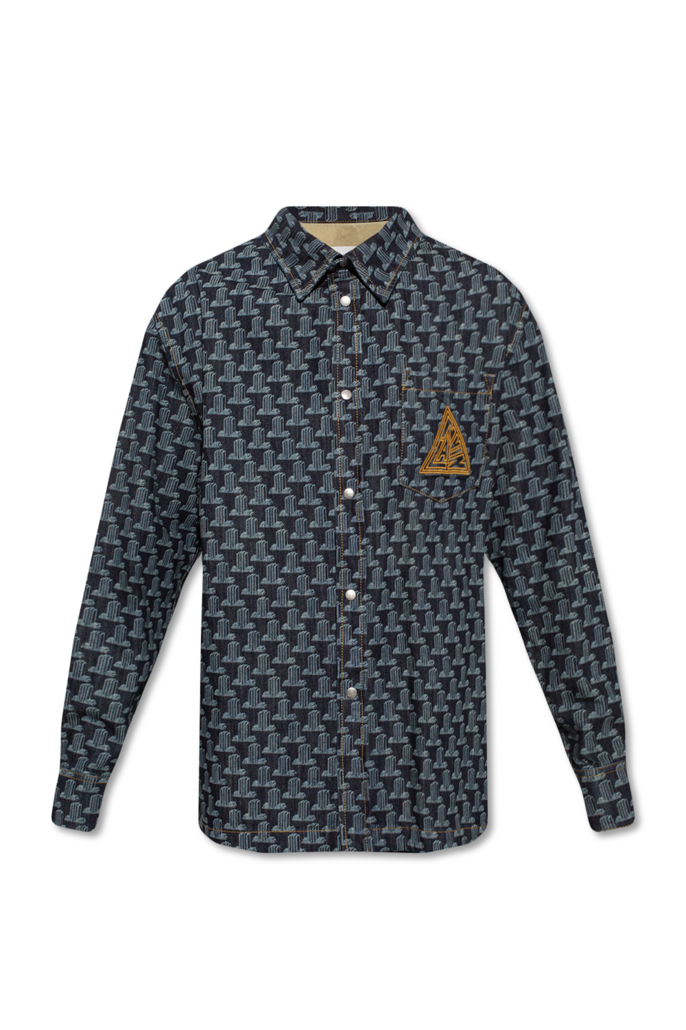 Lanvin Printed denim shirt