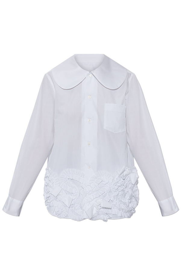 CDG by Comme des Garçons Shirt with decorative ruffles