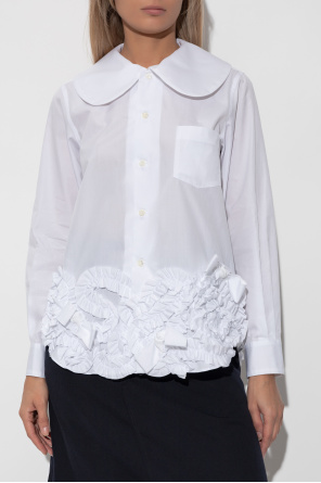 CDG by Comme des Garçons Shirt with decorative ruffles