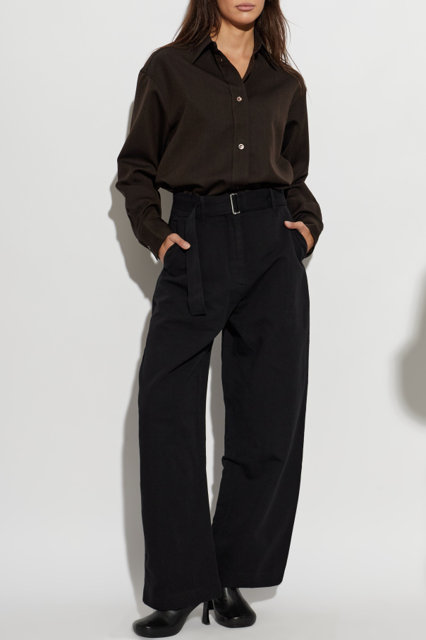 Studio Nicholson Camisa de lana ‘Rouen’
