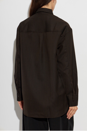Studio Nicholson Camisa de lana ‘Rouen’