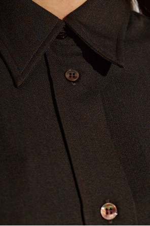 Studio Nicholson Camisa de lana ‘Rouen’
