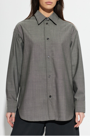 Studio Nicholson Camisa de lã 'Rouen'