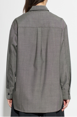 Studio Nicholson Camisa de lã 'Rouen'