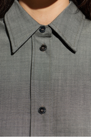 Studio Nicholson Camisa de lã 'Rouen'