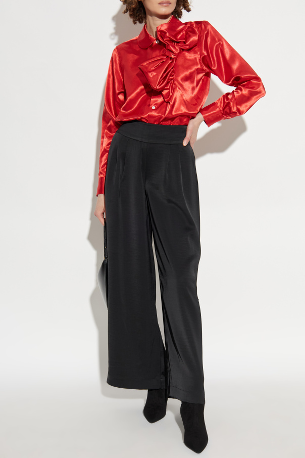 CDG by Comme des Garçons Satin shirt with decorative bow