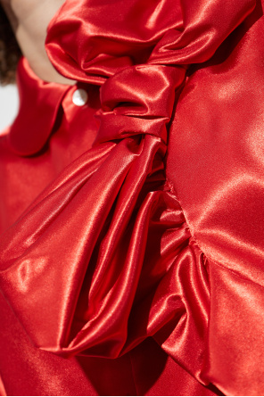 CDG by Comme des Garçons Satin shirt with decorative bow