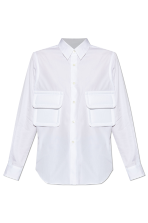 Camisa de algodón con bolsillos