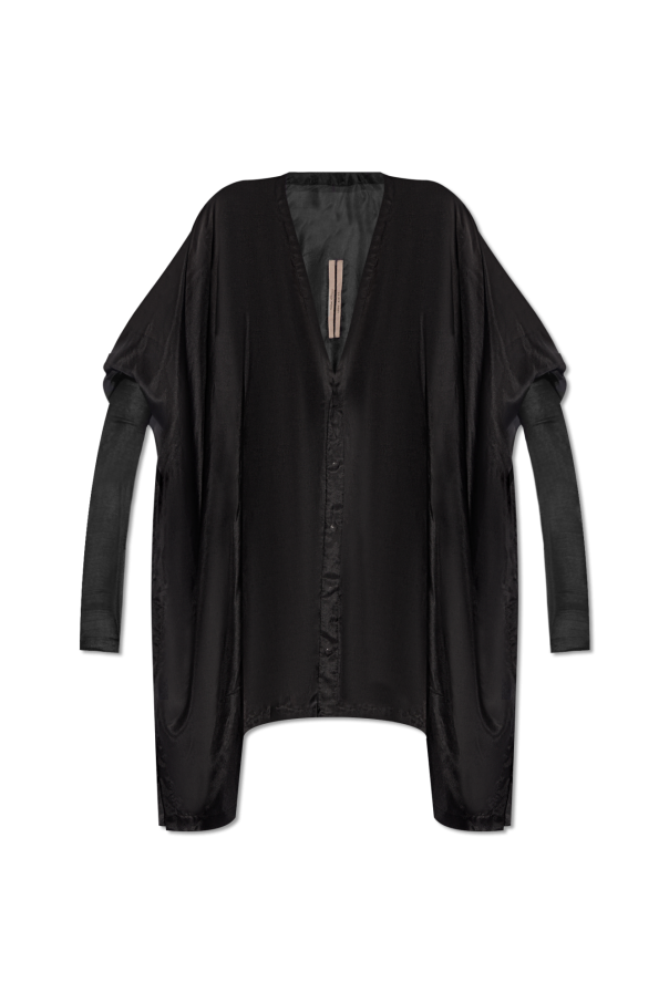 Rick Owens Silk ‘Zero’ oversized shirt