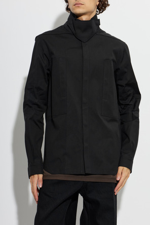 Rick Owens Shirt with a stand-up collar