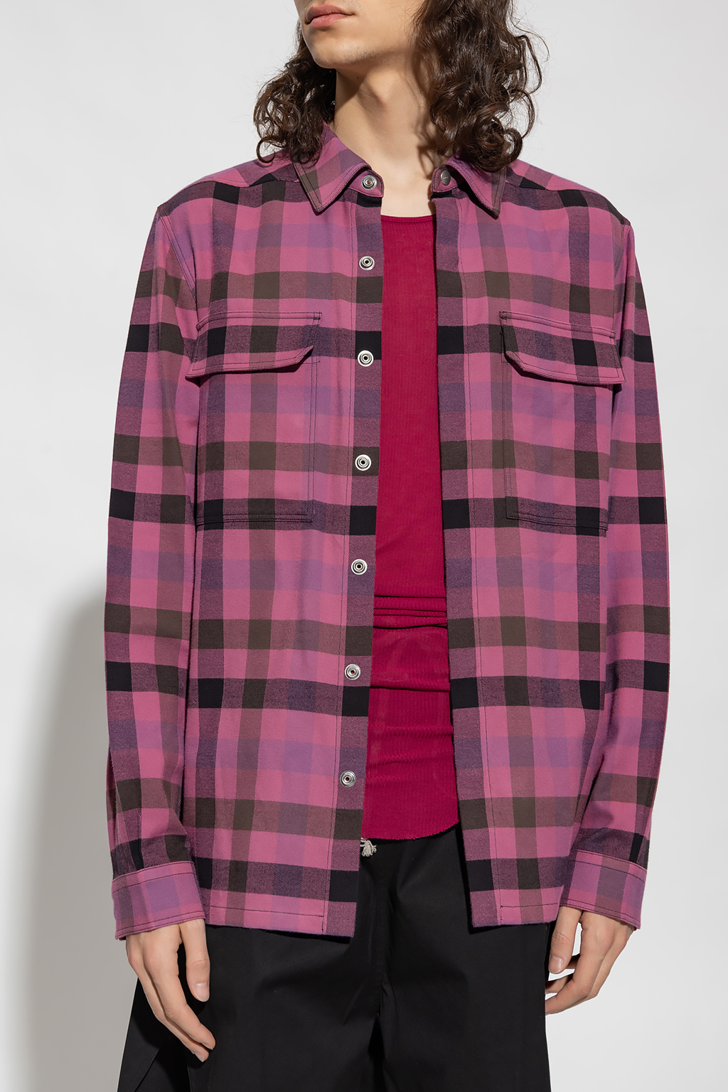 Rick Owens Checked shirt