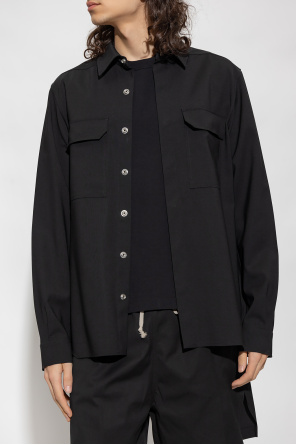 Rick Owens Fred Perry lightweight pique track jacket in black