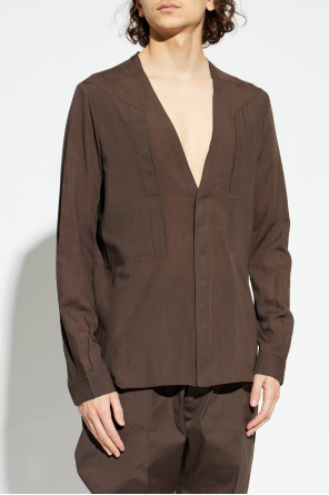 Rick Owens Wool shirt with V-neck