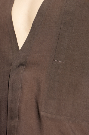 Rick Owens Wool shirt with V-neck