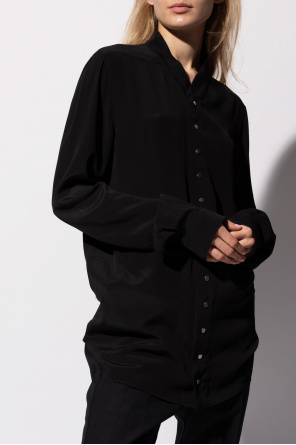 Rick Owens V-neck mrash shirt