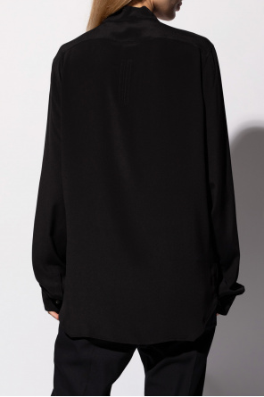 Rick Owens V-neck mrash shirt