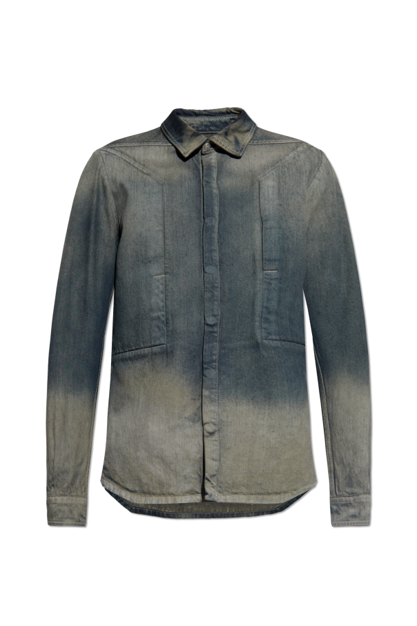 "Fogpocket" denim shirt od Rick Owens