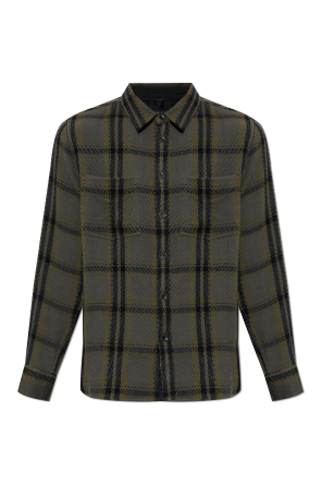 Gestreiftes Hemd mit Karomuster