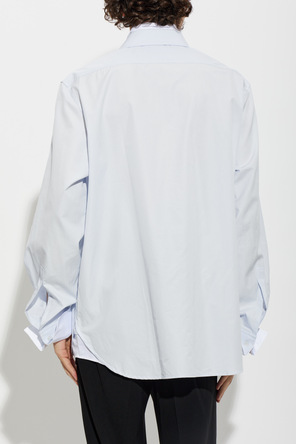 Acne Studios Bawełniana koszula z wyszyty logo