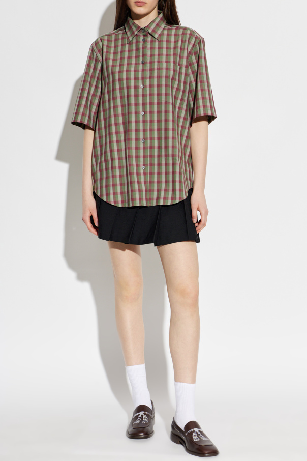 Acne Studios Koszula ze wzorem w kratę