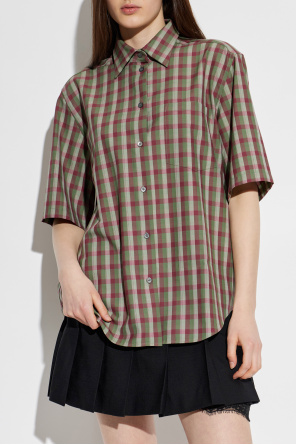 Acne Studios Koszula ze wzorem w kratę