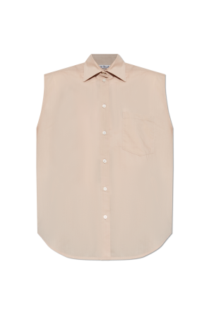 "Oversize" shirt with raw finish