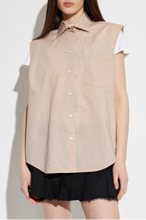 Acne Studios Camisa tipo 'oversize' con acabado sin rematar