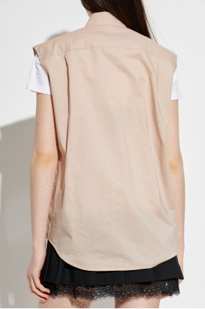 Acne Studios Camisa tipo 'oversize' con acabado sin rematar