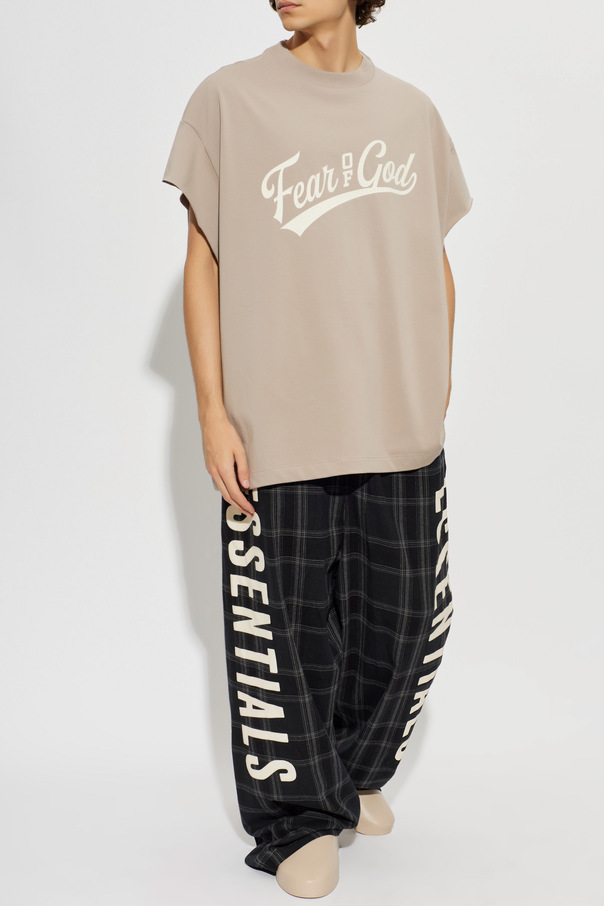 Fear Of God Essentials Cotton T-shirt with print