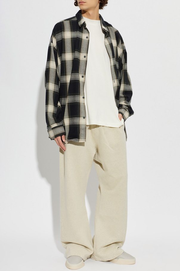 Fear Of God Essentials Cotton checked shirt