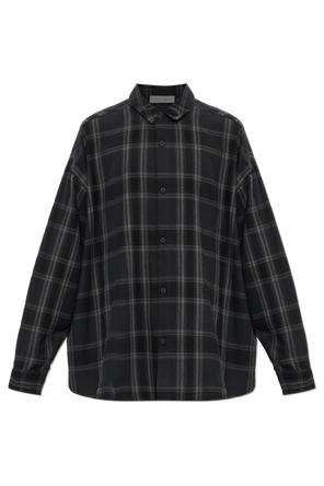 Cotton checked shirt
