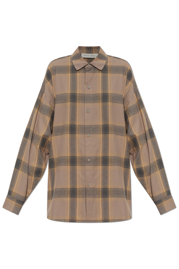 Cotton checked shirt od Fear Of God Essentials