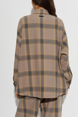 Fear Of God Essentials Bavlněná kostkovaná košile