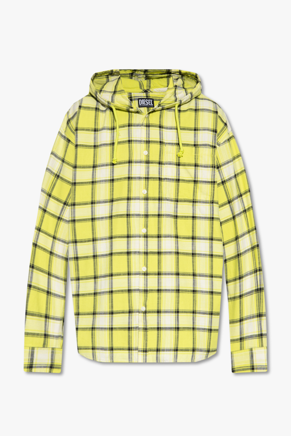 Diesel ‘S-DEWNY’ checked petrol shirt