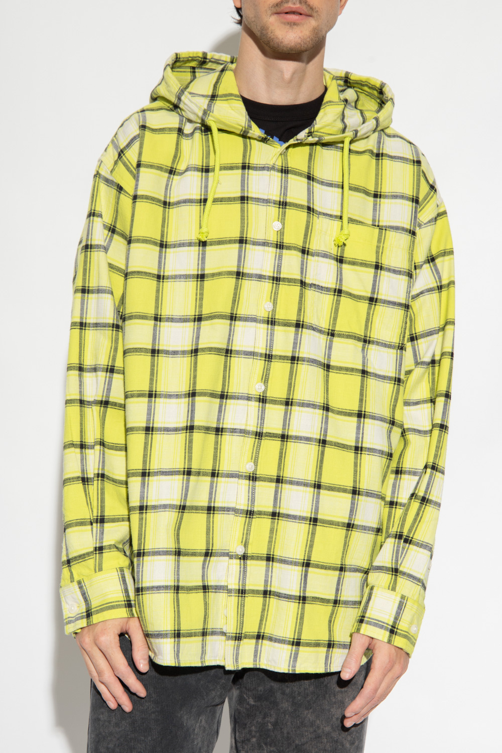 Diesel ‘S-DEWNY’ checked shirt