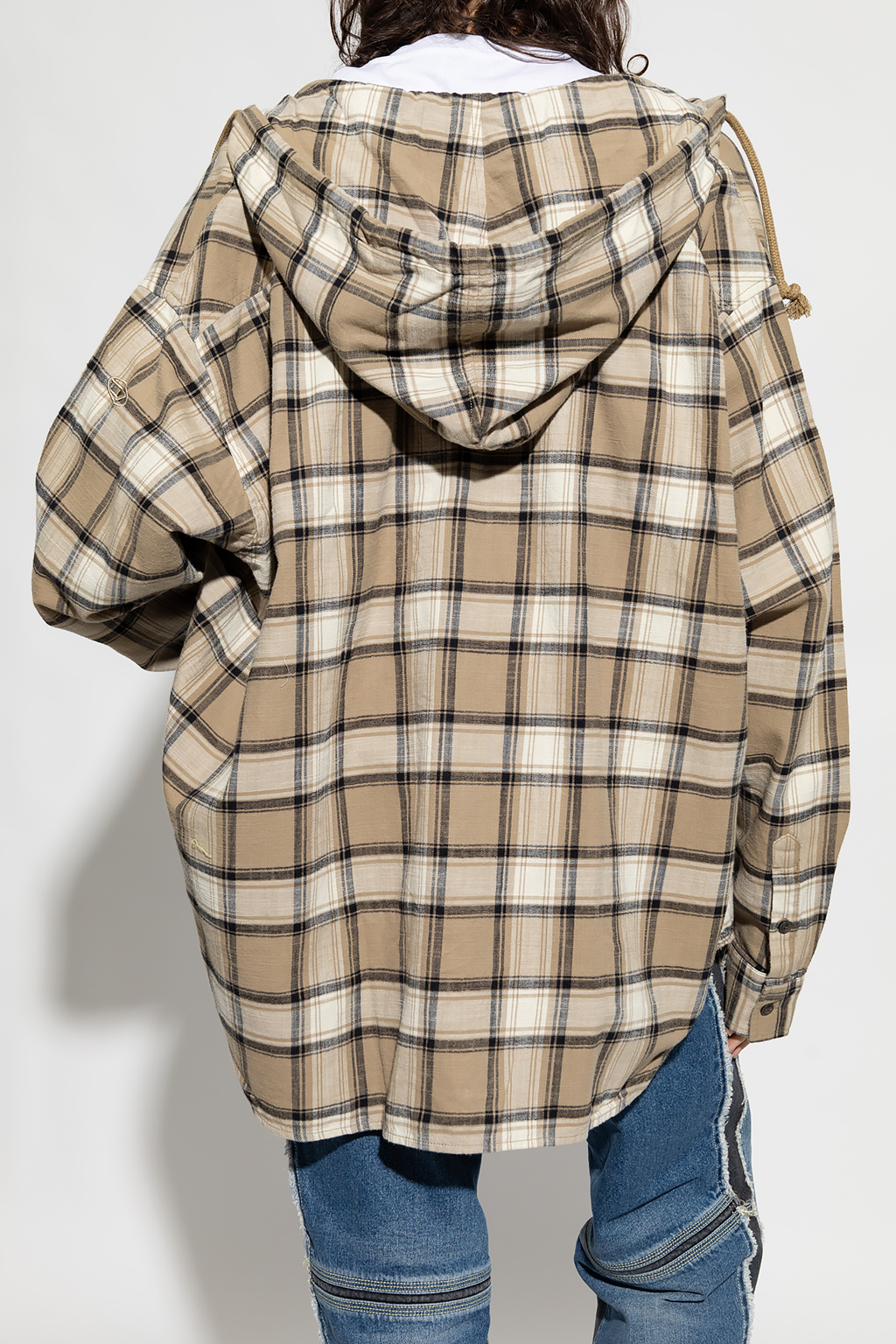 Diesel ‘S-DEWNY’ checked hoodie shirt