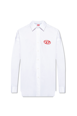 Striped Long-Sleeve Heart-Logo T-Shirt