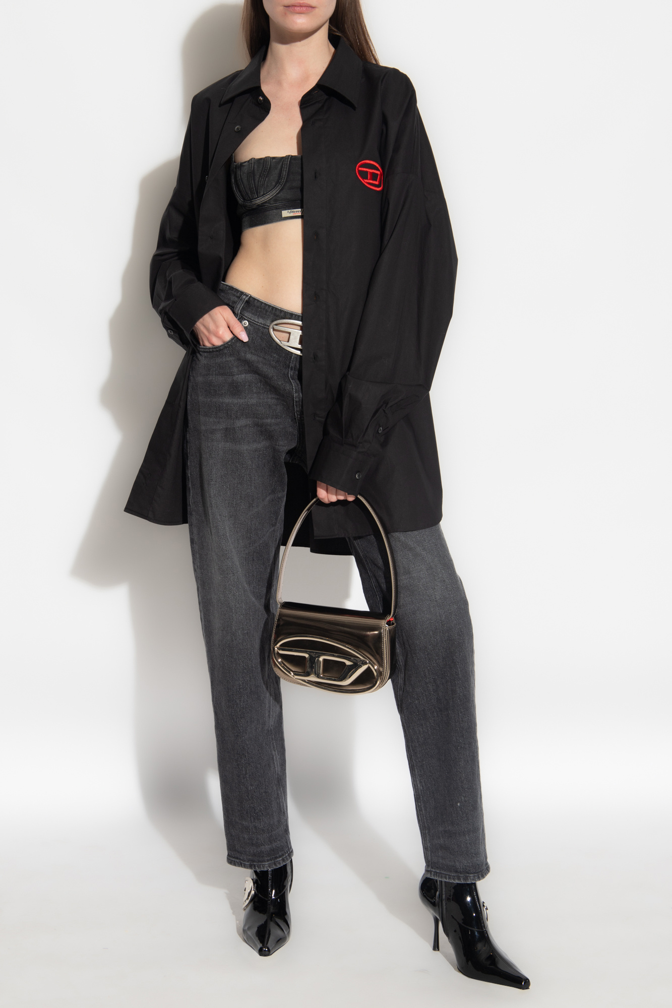 Diesel S-dou-Plain Camicia Uomo - Tessuto Resistente E Stretch Per Un Look Streetwear Sempre Perfetto