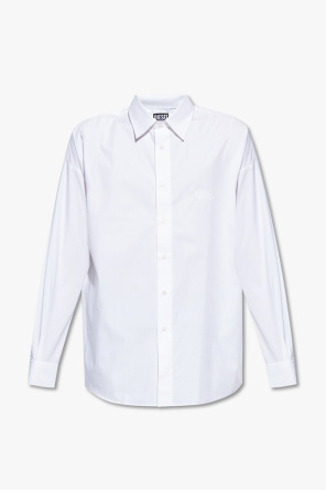 T-shirt ASICS Silver manga curta azul marinho branco