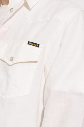 Diesel 'S-EAST-LONG-HS'  shirt with pockets