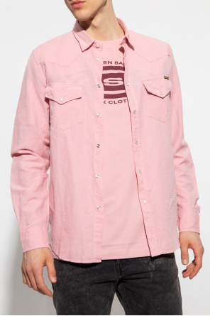 Diesel 'S-EAST-LONG-HS'  shirt stand with pockets