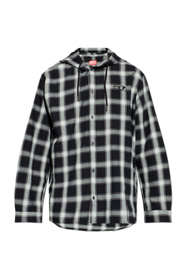 Hooded shirt 'S-IX-AJFI' od Diesel