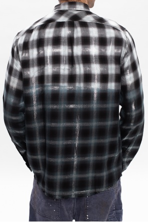 Diesel Lurex-trimmed shirt