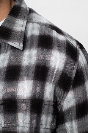 Diesel Lurex-trimmed shirt