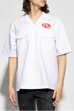 Diesel ‘S-MAC’ shirt with monogram embroidery