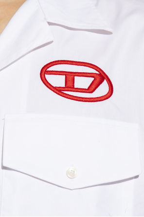 Diesel Koszula z wyszytym monogramem ‘S-MAC’
